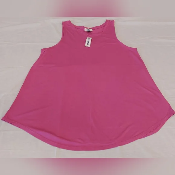 Old Navy Relaxed Pink Tank Top Size Medium - Picture 1 of 14